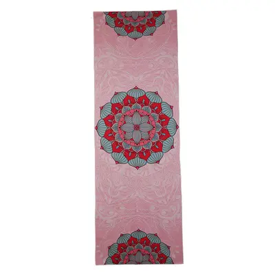Yoga mat towel, ultrafine microfiber, non-slip, sweat-absorbent