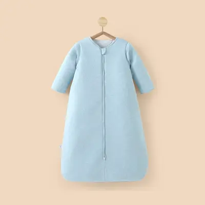 Herbst-Winter-Babyschlafsack, verdickt, mit abnehmbaren Ärmeln - 11