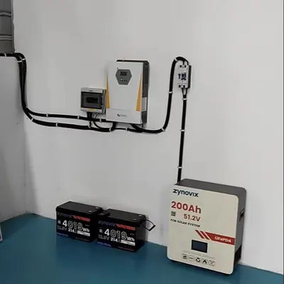 Ev Tipi 16kWh Enerji Depolama Sistemi 110V/220V Fotovoltaik