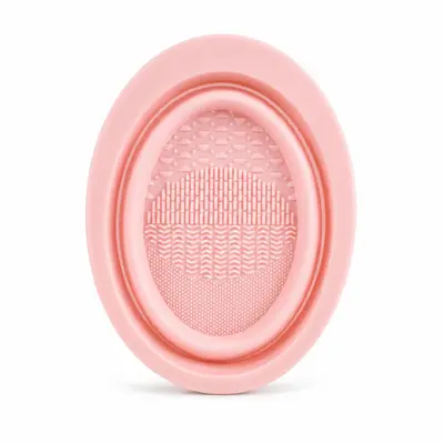 Im Bestand erhältliches Make-up-Pinsel-Reinigungsset, faltbarer Silikon-Reinigungsbehälter, Puderpuff, Beauty-Schwamm-Reiniger, Trocknungsnetz zum Großhandelspreis. - 6