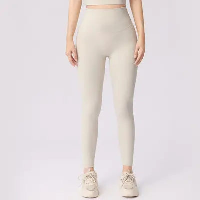 Seamless Yoga Pants with Waist Control and Leg Shaping - 10