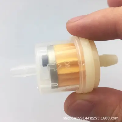 Transparent Motorcycle Fuel Filter Cup with Magnetic Element