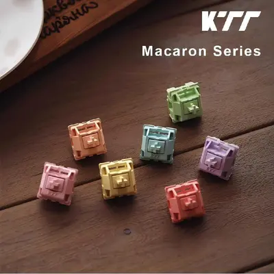 现货KTT康腾特Macaron马卡龙系列线性段落轴机械键盘DIY客制化5脚 - 4