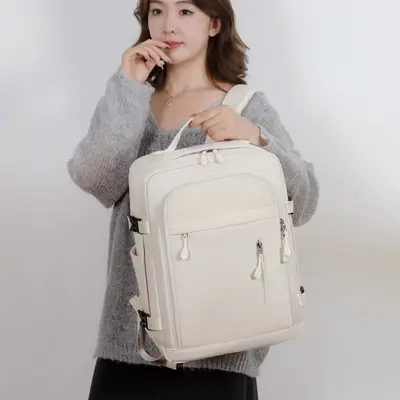 Neue 40*30*20 Handgepäcktasche, geeignet für kleine Flugzeugreisen, 24-Zoll-Reisetasche mit Nass- und Trockentrennung, Laptop-Rucksack für Damen