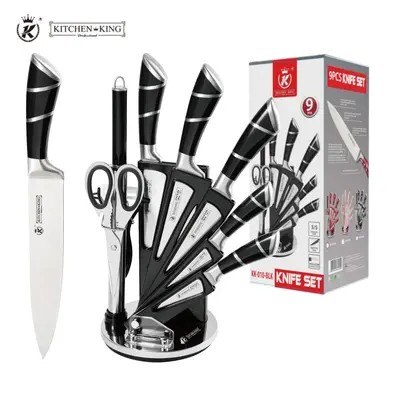 Stainless steel chef knife set, 6-piece - 7