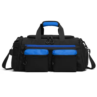 Contrast Color Travel Bag Large Capacity Wet and Dry Separation - 7