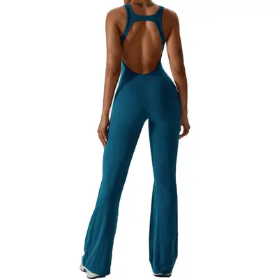 European and American quick-dry slim yoga wear, dance sports fitness wear, hip-lifting and tummy-tightening one-piece yoga wear 8117