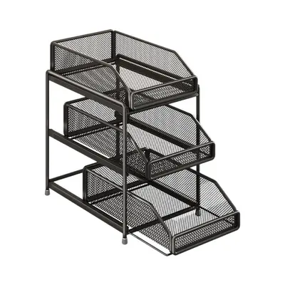 Küchen-Schrägazug Organizer für Unterschrank, mehrstöckig - 5