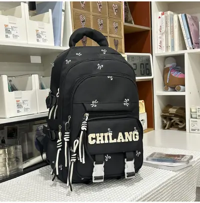 Large-Capacity Multi-Layer School Backpack, Lightweight with Laptop Compartment - 7