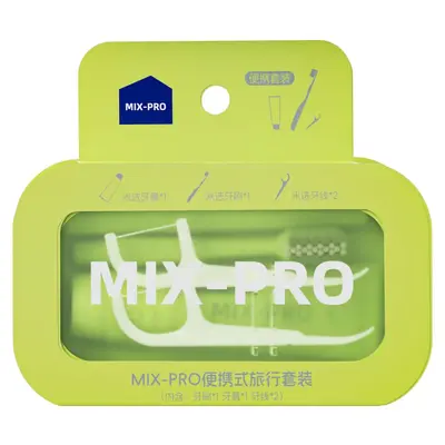 Orthodontic Toothbrush Collapsible with Toothpaste Dental Floss Travel Portable Soft Bristle Braces Correction Specialized Kit Manufacturer Wholesale