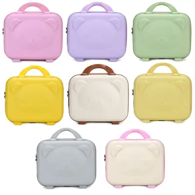 14-Inch Carry-On Suitcase, Combination Lock, Retro Design, Kids' Case Included