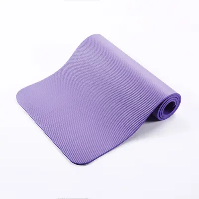 NBR yoga matı, 10 mm kalınlık, 183 x 61 cm uzatılmış fitness matı