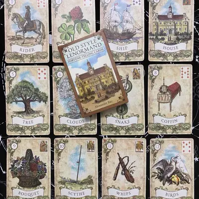 Lenormand Old Style In-Stock English Cross-Border Board Game Card Game Complete Set Genuine With Chinese Translation