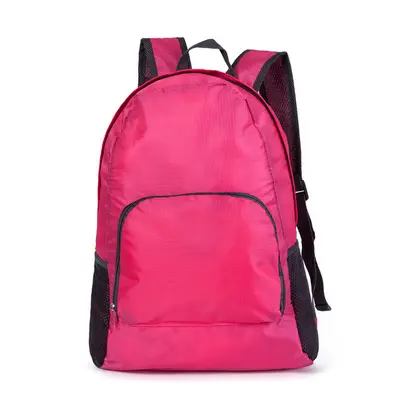 Sports dual-shoulder foldable backpack, waterproof portable leather bag, men's and women's mountaineering travel bag, school bag wholesale, portable. - 11