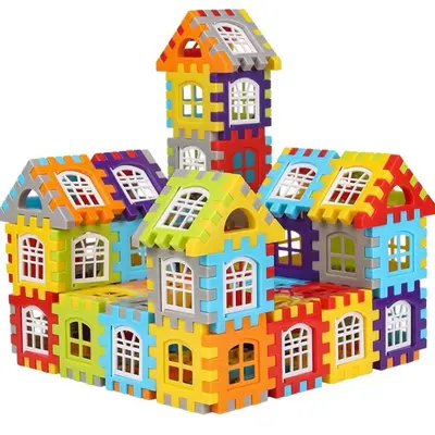 Large Particle Building Blocks Set for Boys, Kindergarten Desktop - 6