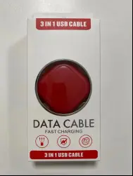 Hediye Logosu Üçü Bir Arada Veri Kablosu Kullanışlı Hediye Cep Telefonu Tutucu Çok Fonksiyonlu Bir ila Üç Hızlı Şarj Depolama Şarj Kablosu - 13