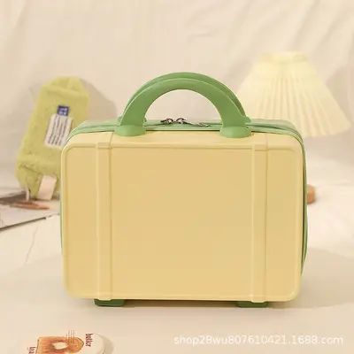 Women's Lightweight Carry-On Suitcase, 16 Inch, Mini Makeup Case Set - 11