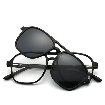 2381 neue polarisierte Sonnenbrillen für Männer, magnetisches Brillenset, modische Sonnenbrillen für Frauen, hochwertige Brille mit doppeltem Rahmen