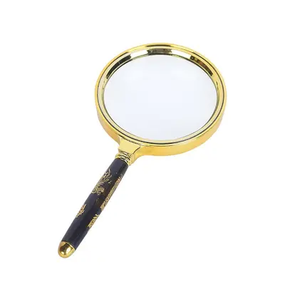 Handheld Magnifier High Magnification Portable Dragon Pattern for Seniors - 8