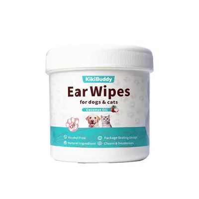Pet Ear Cleaning Wipes for Cats and Dogs