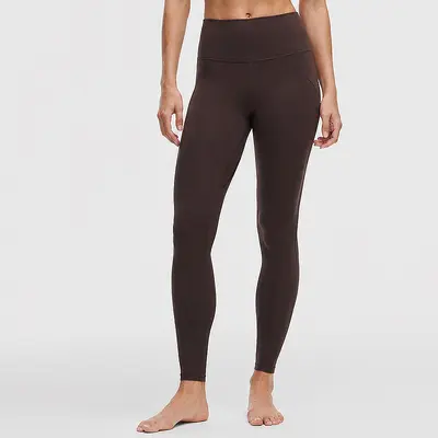 Damen-Yoga-Capri-Hose, hohe Taille, mit Taschen, 24 Zoll - 8