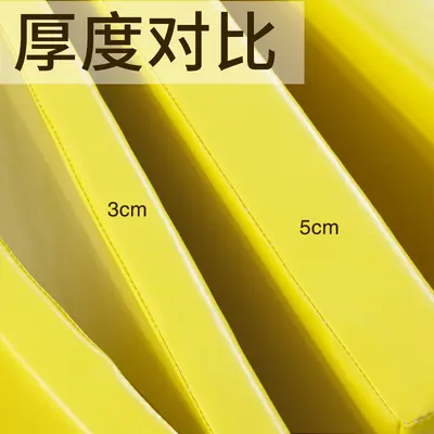 PU Leather Yoga Mat 3 cm Thick Fitness Training Mat 30 mm - 3