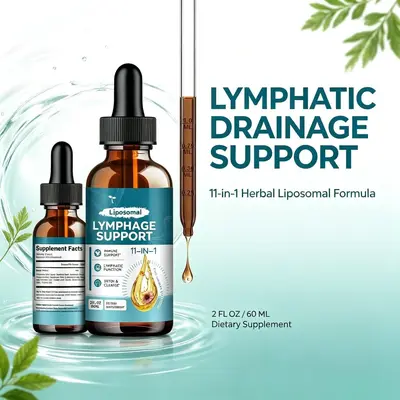 Liposomale Lymphdrainage-Konzentrat-Tropfen