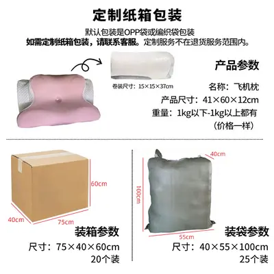 蝶形记忆棉枕头透气助睡眠单人学生宿舍专用护颈枕慢回弹四季通用 - 8