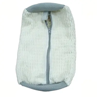 Shoe washing bag new thickened reusable washing machine special shoe washing bag chenille mesh cleaning bag - 8