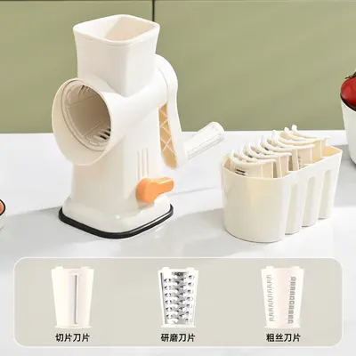 Drum vegetable slicer multifunctional hand-crank potato slicer - 10