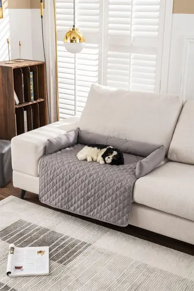 Ultrasonic Cotton Dog and Cat Bed, Car Rear Seat Pet Mat