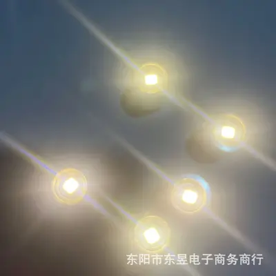 Mini-LED-Stiftleuchte, Kristallsockel, sieben Farben, DIY-Spielzeuglicht
