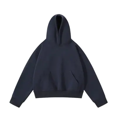 RUIIENRS x ROPUCHA Short Boxy Hooded Sweatshirt, 420g, FW228