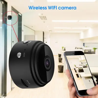 Cross-border bestseller wholesale A9 remote wireless network HD surveillance camera 360-degree detection protection night vision