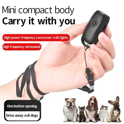 Ultrasonic Dog Repeller, Dual-Core Long-Range, Dual-Light, Rechargeable - 9