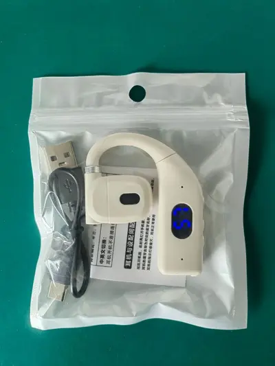 Wireless Bluetooth Earphones Non-In-Ear Hook-Ear Style Monaural High-Quality Calls Ultra-Long Battery Life Sports Universal Left and Right Ear - 9