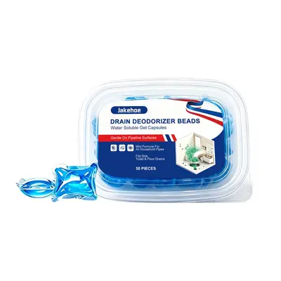 JAKEHOE Abfluss-Geruchsentferner Gel-Perlen