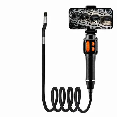 Industrie-Endoskop 360-Grad-Drehung HD wasserdicht Handy-Kamera Autoklimaanlage Rohrleitungsprüfung Inspektionssonde Werkzeug