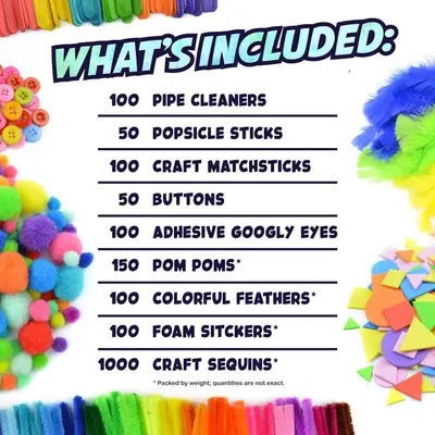 Early Education Kids Craft Material Kit, Creative DIY Toy Set - 4