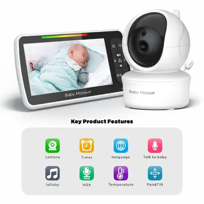 SM650 5-Inch HD Baby Monitor Camera