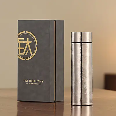 Pure Titanium Thermos Cup, Portable Tea Steeping Gift Cup - 8