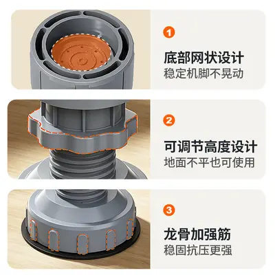 Washing machine base foot stand universal anti-vibration - 5