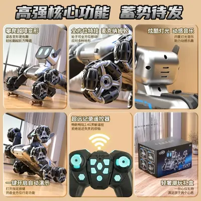 Intelligenter Roboterhund Elektrisches Fernsteuerungsauto Jungen Spielzeug Kinderauto Achträdrig Gestensensor Haustier Geburtstagsgeschenk