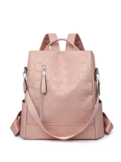 Damen-Rucksack 2026 mit Prägemuster, Freizeit-Reiserucksack - 3