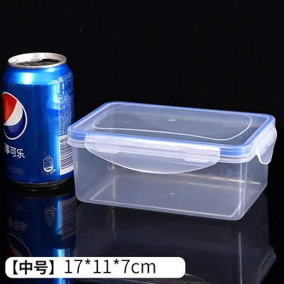 Refrigerator storage container, rectangular, microwave safe - 7