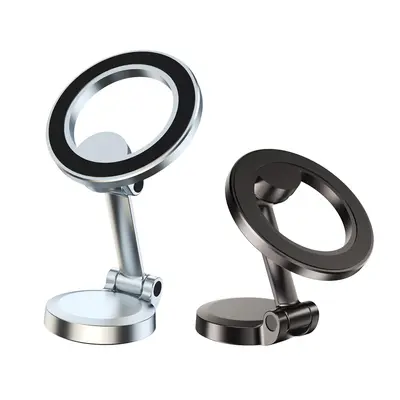 Foldable Magnetic In-Car Phone Holder with Suction Cup for Navigation - 6