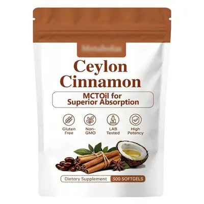 Metabolae Ceylon Cinnamon Capsules with MCT Oil - 5