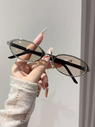 2026 Small-Frame Oval Sunglasses, UV400 Protection, Retro Style - 7