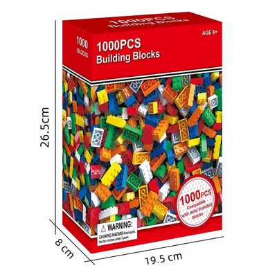 Grenzenlose 1000-teilige Mikro-Bausteine zum kostenlosen Zusammenbau, kompatibel mit gängigen Bausteinen, DIY-montiertes pädagogisches Spielzeug für Kinder. - 10