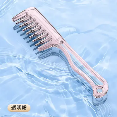 Scalp massage comb with crystal liquid guide for hair growth - 8